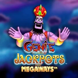 Genie Jackpots Megaways slot logo by Blueprint Gaming at inbet Casino