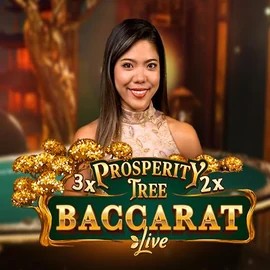 Prosperity Tree Baccarat online game logo by Evolution on inbets.nl