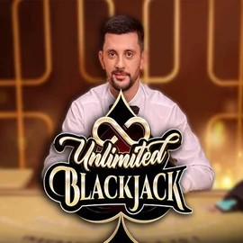 Official Live Casino logo: Unlimited Blackjack by Ezugi at inbet Casino